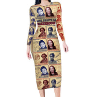 Brains Beauty And Breakthroughs Family Matching Long Sleeve Bodycon Dress and Hawaiian Shirt African Trailblazing Women Inventors and Innovators - Wonder Print Shop