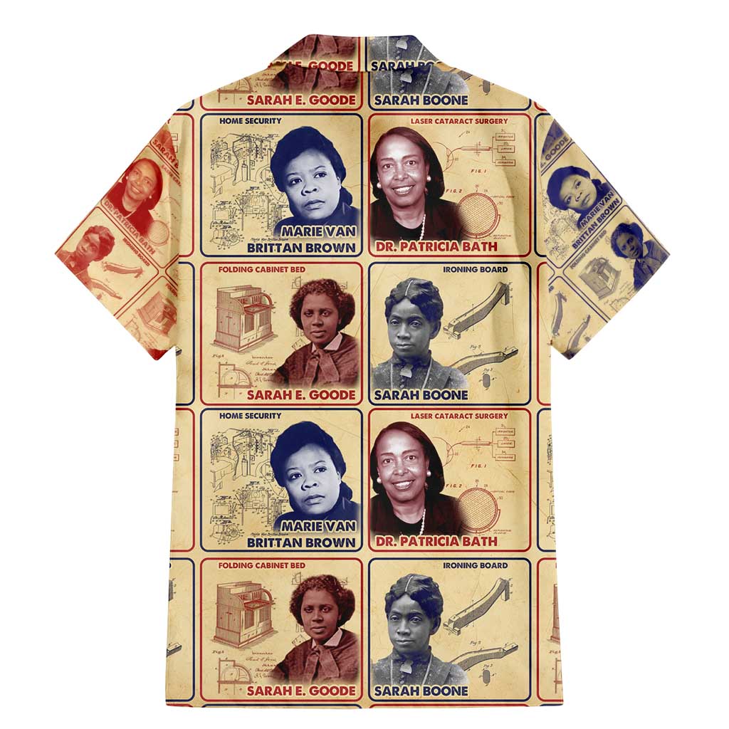 Brains Beauty And Breakthroughs Family Matching Mermaid Dress and Hawaiian Shirt African Trailblazing Women Inventors and Innovators - Wonder Print Shop
