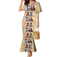 Brains Beauty And Breakthroughs Family Matching Mermaid Dress and Hawaiian Shirt African Trailblazing Women Inventors and Innovators - Wonder Print Shop