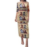 Brains Beauty And Breakthroughs Family Matching Puletasi and Hawaiian Shirt African Trailblazing Women Inventors and Innovators - Wonder Print Shop