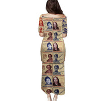 Brains Beauty And Breakthroughs Family Matching Puletasi and Hawaiian Shirt African Trailblazing Women Inventors and Innovators - Wonder Print Shop