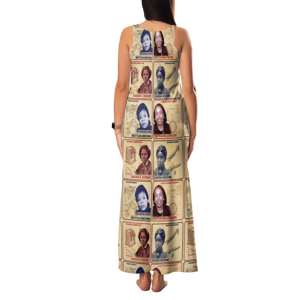Brains Beauty And Breakthroughs Family Matching Tank Maxi Dress and Hawaiian Shirt African Trailblazing Women Inventors and Innovators - Wonder Print Shop