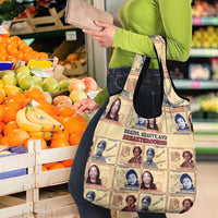 Brains Beauty And Breakthroughs Grocery Bag African Trailblazing Women Inventors and Innovators - Wonder Print Shop