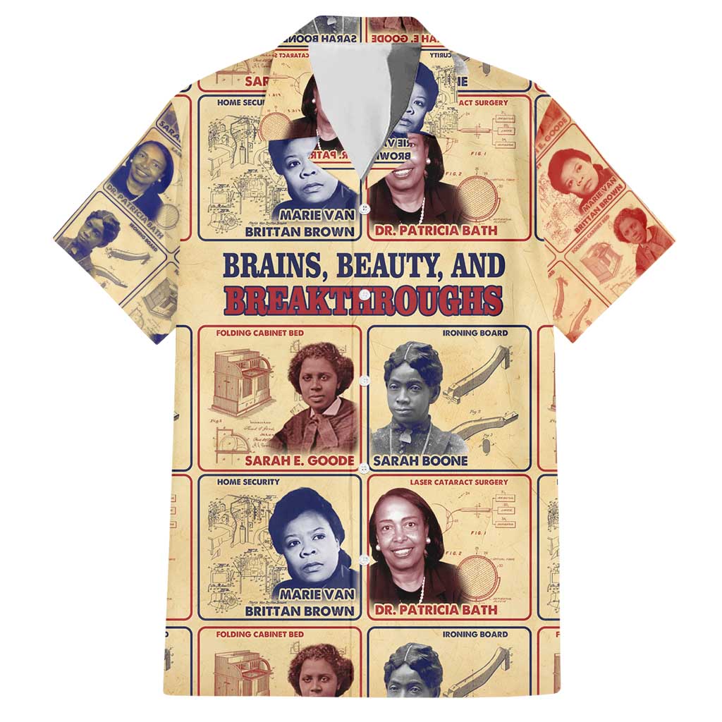 Brains Beauty And Breakthroughs Hawaiian Shirt African Trailblazing Women Inventors and Innovators - Wonder Print Shop