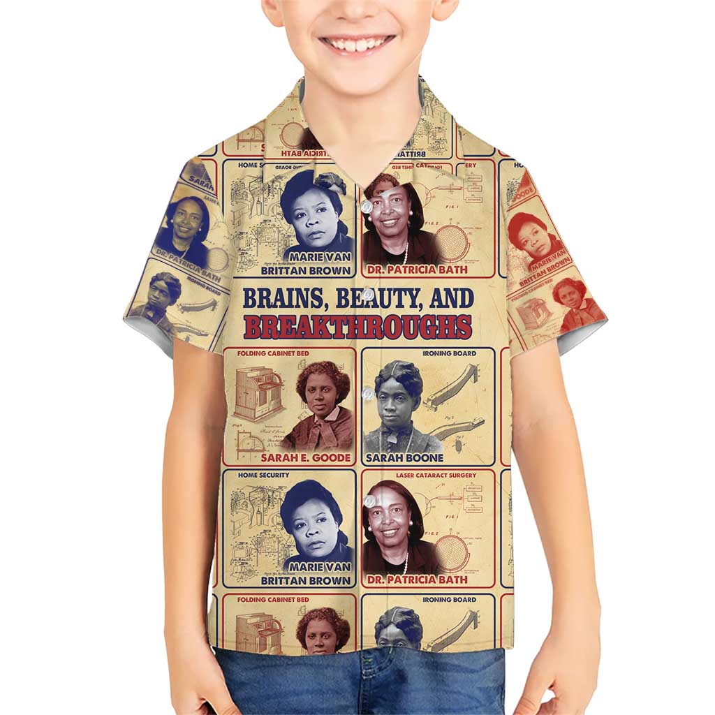 Brains Beauty And Breakthroughs Hawaiian Shirt African Trailblazing Women Inventors and Innovators - Wonder Print Shop