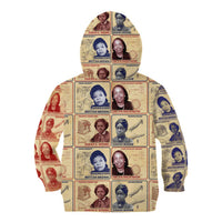 Brains Beauty And Breakthroughs Kid Hoodie African Trailblazing Women Inventors and Innovators - Wonder Print Shop
