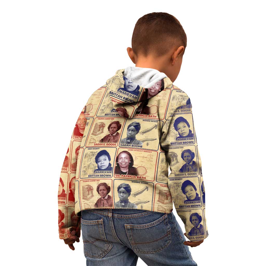 Brains Beauty And Breakthroughs Kid Hoodie African Trailblazing Women Inventors and Innovators - Wonder Print Shop