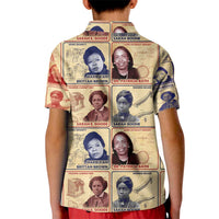 Brains Beauty And Breakthroughs Kid Polo Shirt African Trailblazing Women Inventors and Innovators - Wonder Print Shop