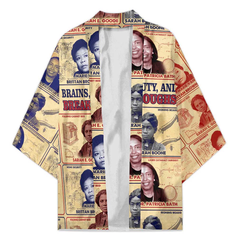 Brains Beauty And Breakthroughs Kimono African Trailblazing Women Inventors and Innovators - Wonder Print Shop