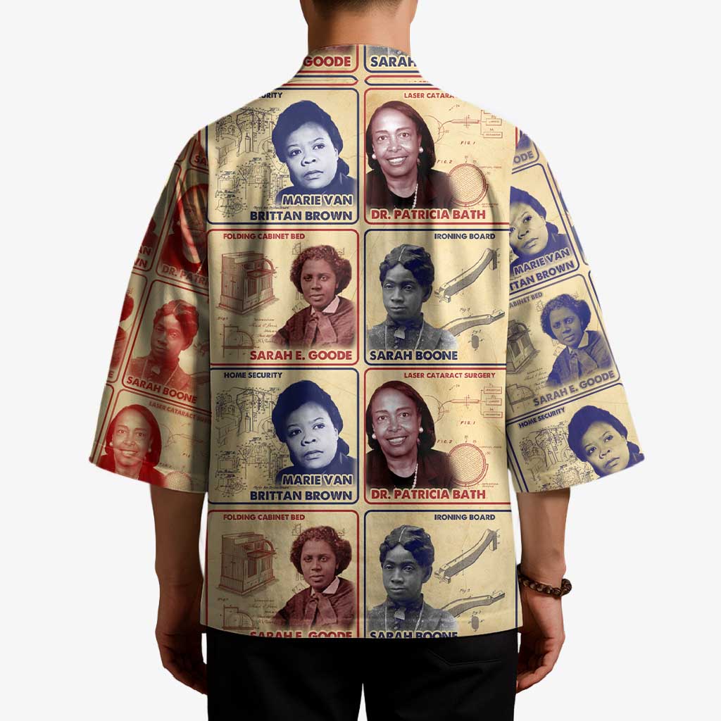 Brains Beauty And Breakthroughs Kimono African Trailblazing Women Inventors and Innovators - Wonder Print Shop