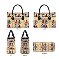 Brains Beauty And Breakthroughs Leather Bag African Trailblazing Women Inventors and Innovators - Wonder Print Shop