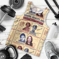 Brains Beauty And Breakthroughs Men Tank Top African Trailblazing Women Inventors and Innovators - Wonder Print Shop