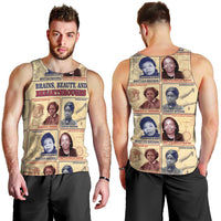 Brains Beauty And Breakthroughs Men Tank Top African Trailblazing Women Inventors and Innovators - Wonder Print Shop