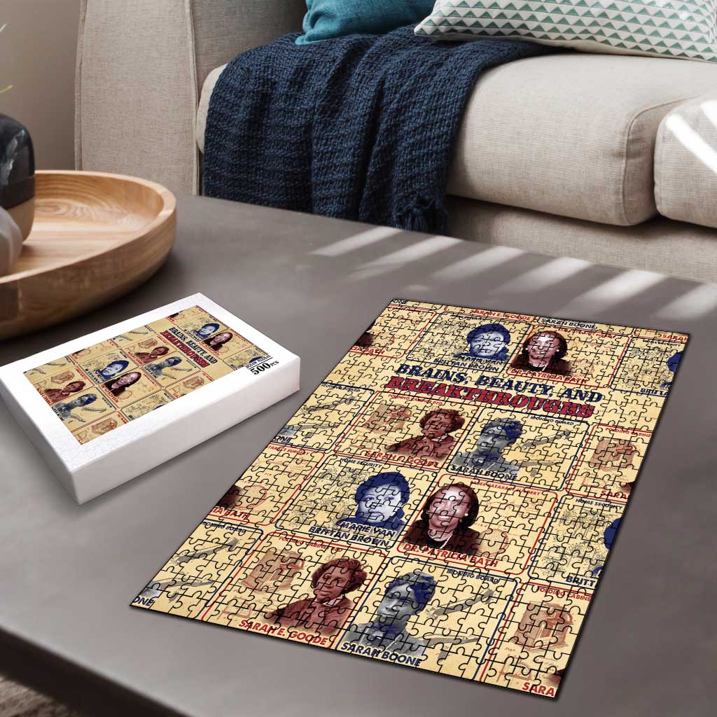 Brains Beauty And Breakthroughs Puzzle African Trailblazing Women Inventors and Innovators - Wonder Print Shop