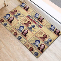 Brains Beauty And Breakthroughs Rubber Doormat African Trailblazing Women Inventors and Innovators - Wonder Print Shop