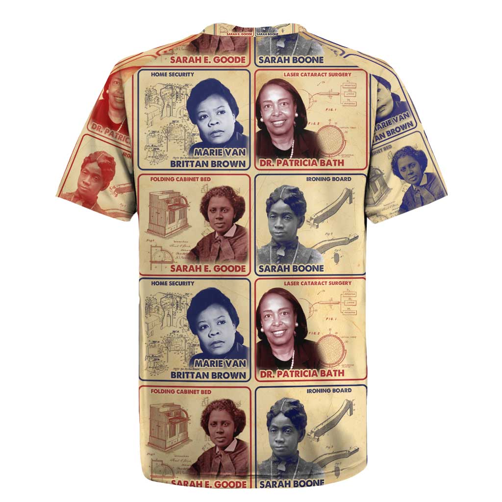 Brains Beauty And Breakthroughs Rugby Jersey African Trailblazing Women Inventors and Innovators - Wonder Print Shop