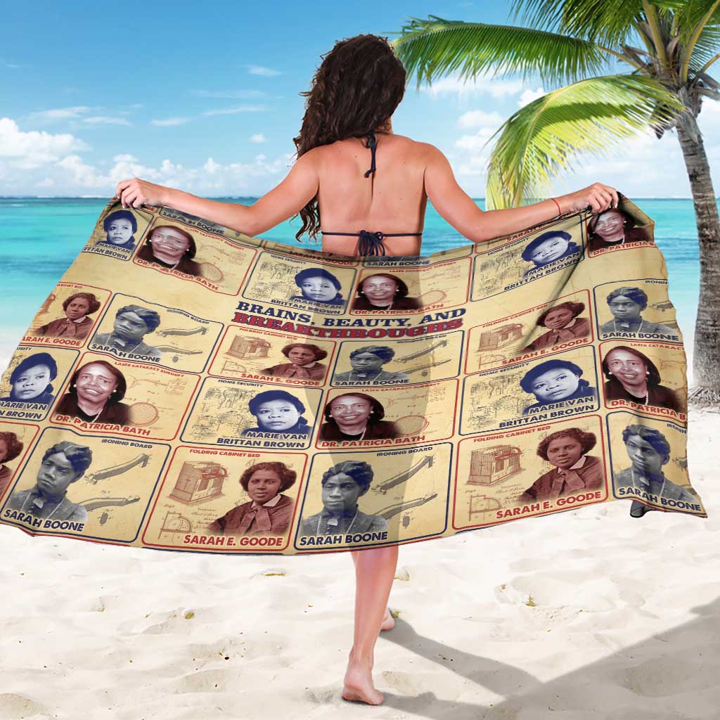 Brains Beauty And Breakthroughs Sarong African Trailblazing Women Inventors and Innovators - Wonder Print Shop