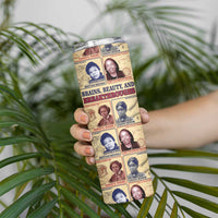 Brains Beauty And Breakthroughs Skinny Tumbler African Trailblazing Women Inventors and Innovators - Wonder Print Shop