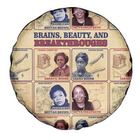 Brains Beauty And Breakthroughs Spare Tire Cover African Trailblazing Women Inventors and Innovators - Wonder Print Shop
