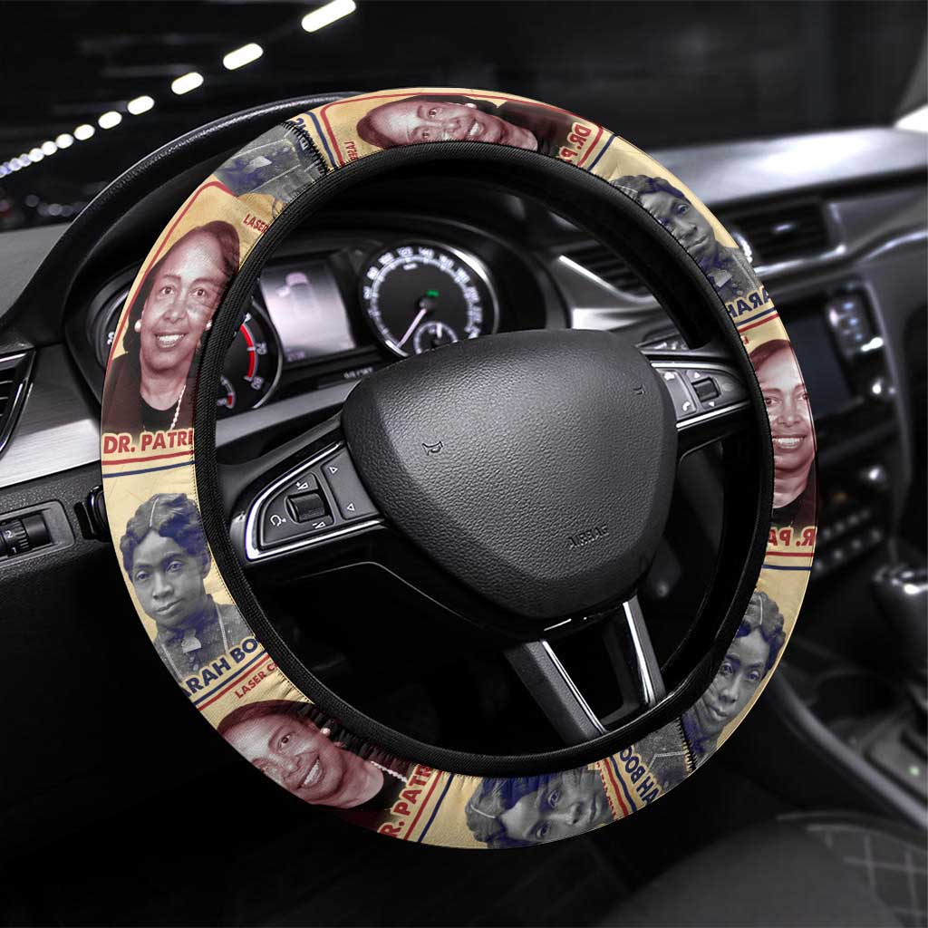 Brains Beauty And Breakthroughs Steering Wheel Cover African Trailblazing Women Inventors and Innovators - Wonder Print Shop