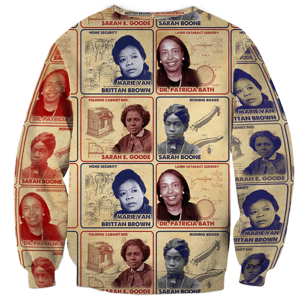 Brains Beauty And Breakthroughs Sweatshirt African Trailblazing Women Inventors and Innovators - Wonder Print Shop