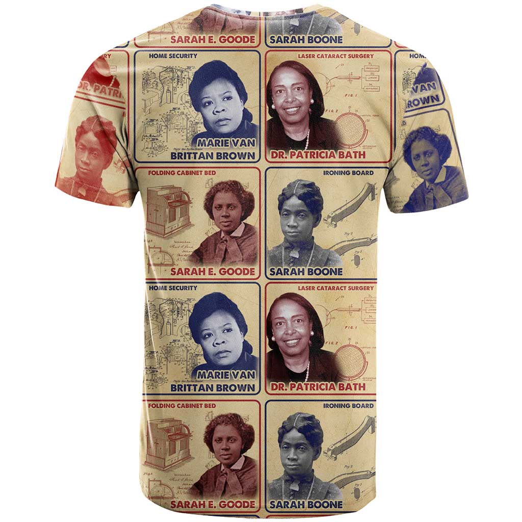 Brains Beauty And Breakthroughs T Shirt African Trailblazing Women Inventors and Innovators - Wonder Print Shop