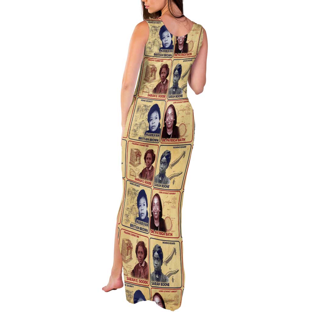 Brains Beauty And Breakthroughs Tank Maxi Dress African Trailblazing Women Inventors and Innovators - Wonder Print Shop