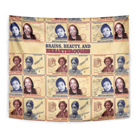 Brains Beauty And Breakthroughs Tapestry African Trailblazing Women Inventors and Innovators - Wonder Print Shop