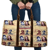 Brains Beauty And Breakthroughs Travel Bag African Trailblazing Women Inventors and Innovators - Wonder Print Shop