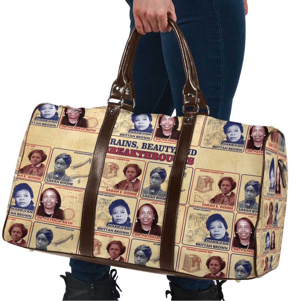 Brains Beauty And Breakthroughs Travel Bag African Trailblazing Women Inventors and Innovators - Wonder Print Shop