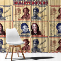 Brains Beauty And Breakthroughs Window Curtain African Trailblazing Women Inventors and Innovators - Wonder Print Shop
