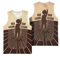 Her Vision Our Future Basketball Jersey African Influential Black Women Inventors and Pioneers - Wonder Print Shop