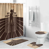 Her Vision Our Future Bathroom Set African Influential Black Women Inventors and Pioneers - Wonder Print Shop