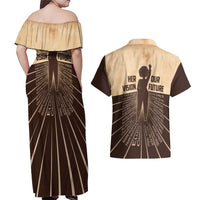 Her Vision Our Future Couples Matching Off Shoulder Maxi Dress and Hawaiian Shirt African Influential Black Women Inventors and Pioneers - Wonder Print Shop