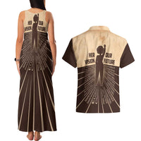 Her Vision Our Future Couples Matching Tank Maxi Dress and Hawaiian Shirt African Influential Black Women Inventors and Pioneers - Wonder Print Shop