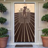 Her Vision Our Future Door Cover African Influential Black Women Inventors and Pioneers - Wonder Print Shop