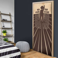 Her Vision Our Future Door Cover African Influential Black Women Inventors and Pioneers - Wonder Print Shop