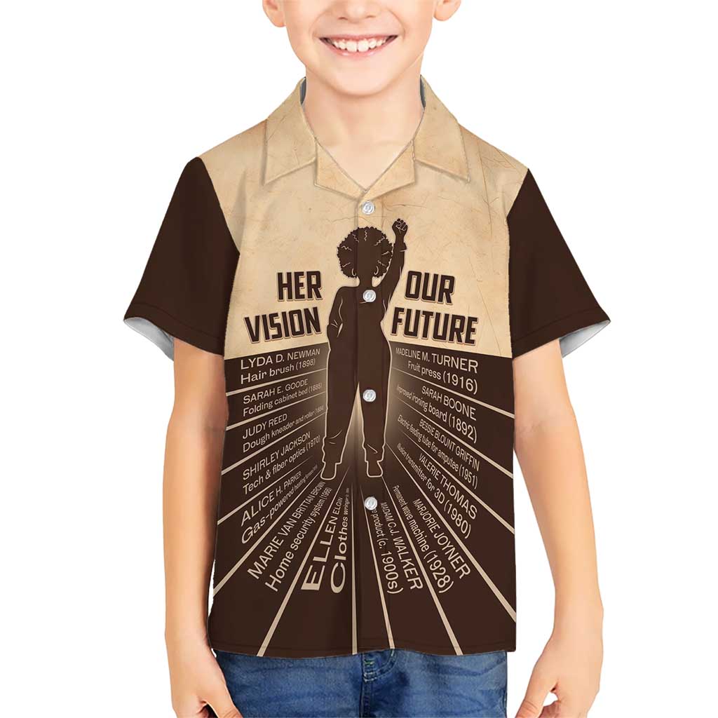 Her Vision Our Future Hawaiian Shirt African Influential Black Women Inventors and Pioneers - Wonder Print Shop