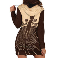 Her Vision Our Future Hoodie Dress African Influential Black Women Inventors and Pioneers - Wonder Print Shop