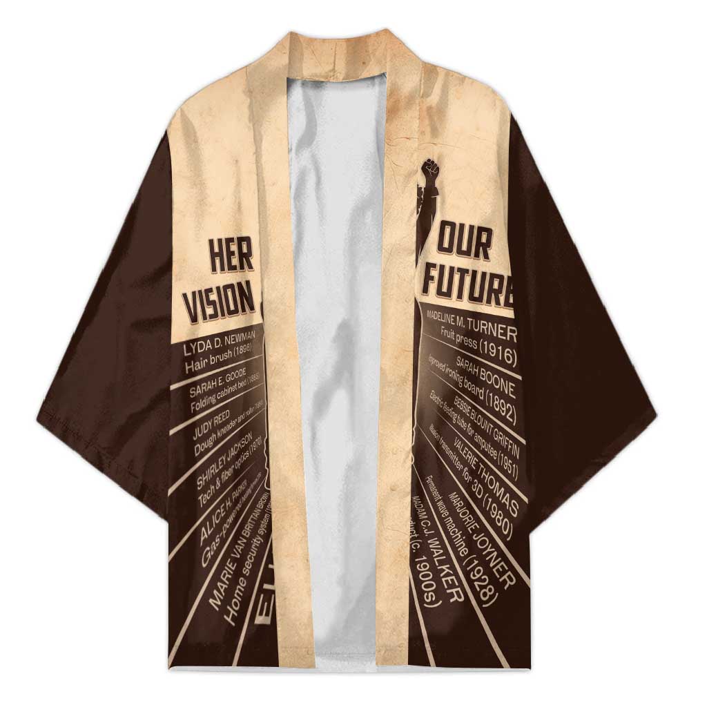 Her Vision Our Future Kimono African Influential Black Women Inventors and Pioneers - Wonder Print Shop