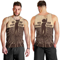 Her Vision Our Future Men Tank Top African Influential Black Women Inventors and Pioneers - Wonder Print Shop