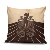 Her Vision Our Future Pillow Cover African Influential Black Women Inventors and Pioneers - Wonder Print Shop