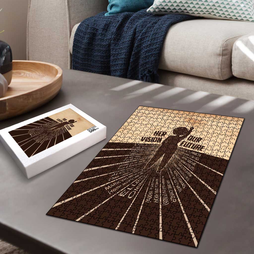 Her Vision Our Future Puzzle African Influential Black Women Inventors and Pioneers - Wonder Print Shop