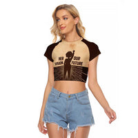 Her Vision Our Future Raglan Cropped T Shirt African Influential Black Women Inventors and Pioneers - Wonder Print Shop