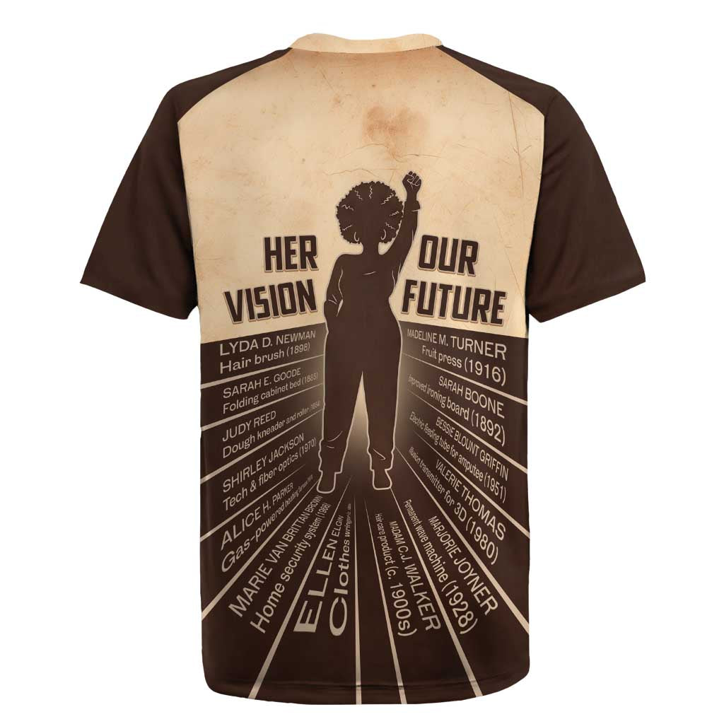Her Vision Our Future Rugby Jersey African Influential Black Women Inventors and Pioneers - Wonder Print Shop