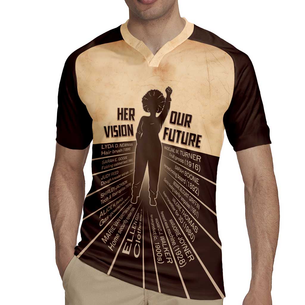 Her Vision Our Future Rugby Jersey African Influential Black Women Inventors and Pioneers - Wonder Print Shop