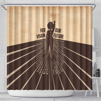 Her Vision Our Future Shower Curtain African Influential Black Women Inventors and Pioneers - Wonder Print Shop