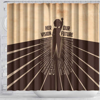 Her Vision Our Future Shower Curtain African Influential Black Women Inventors and Pioneers - Wonder Print Shop