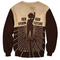 Her Vision Our Future Sweatshirt African Influential Black Women Inventors and Pioneers - Wonder Print Shop