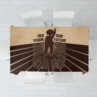 Her Vision Our Future Tablecloth African Influential Black Women Inventors and Pioneers - Wonder Print Shop